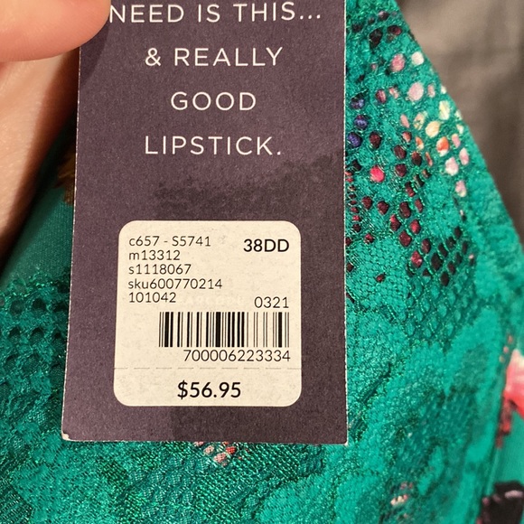 Cacique Seriously Sexy Boost Plunge front closure bra 38DD - Picture 9 of 9